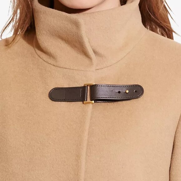 Lauren Ralph Lauren Camel Coat 4 - Picture 10 of 12